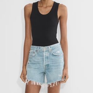 AGOLDE Parker Long Jean Short